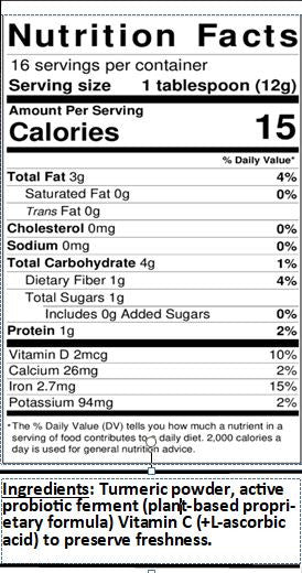 Premium Fermented Turmeric Powder – Enhance Bioavailability & Joint Wellness - Korvel