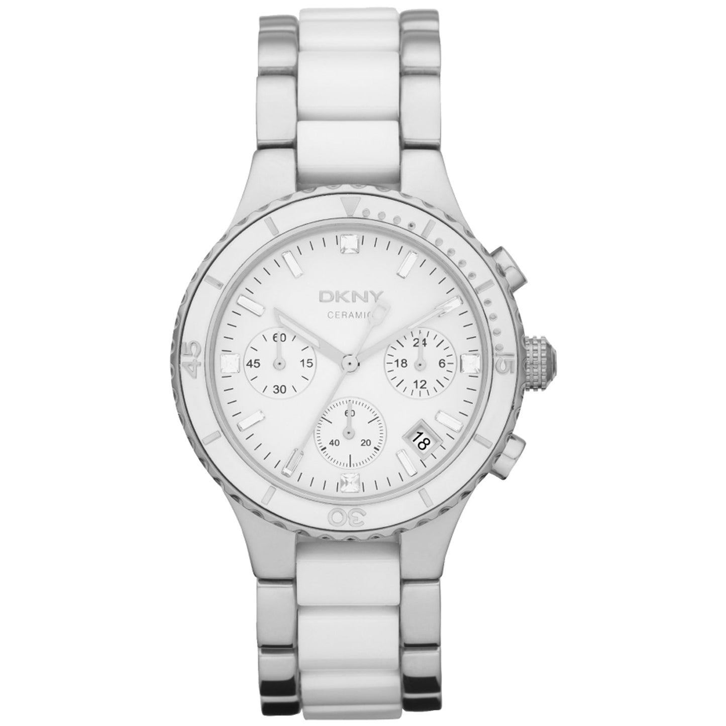 Reloj Cronógrafo DKNY para Mujer con Esfera Blanca