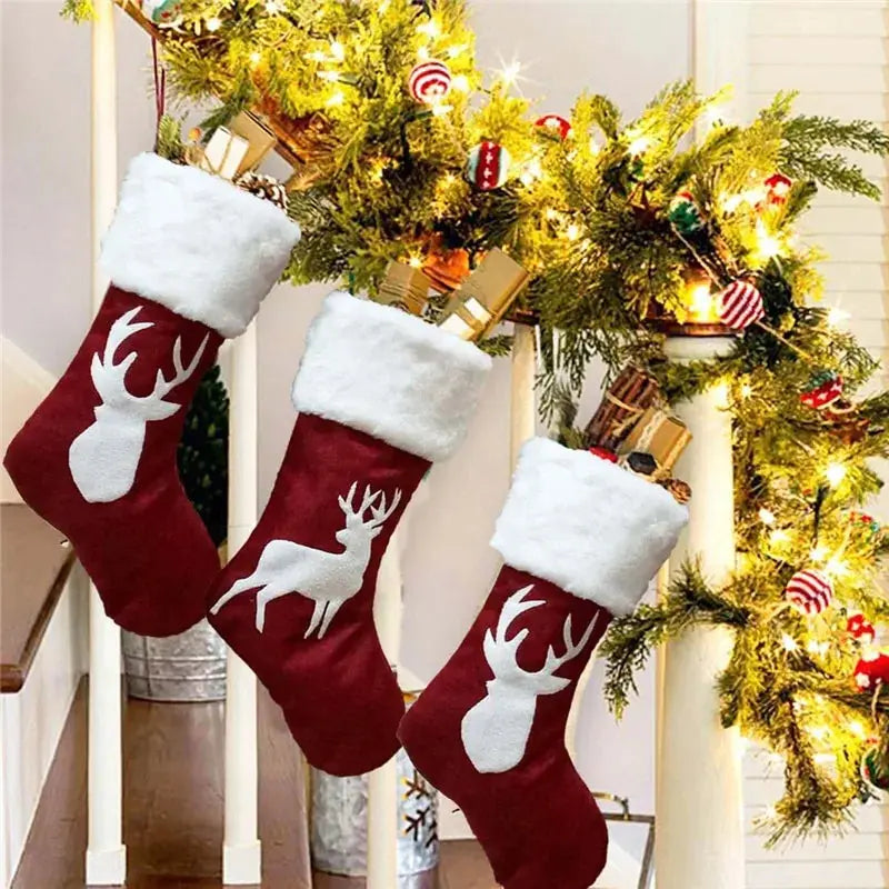 Calcetines Navideños Festivos para Alegría en las Fiestas