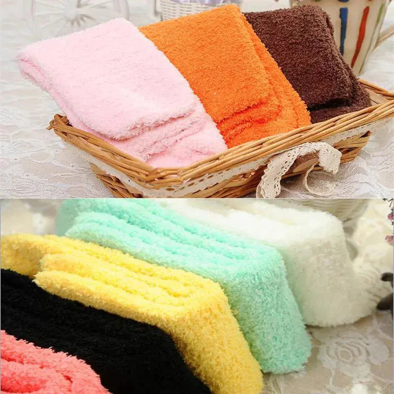 Women's Cozy Bed Socks in Pure Color