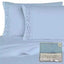 Victoria Embroidered 4-Piece Microfiber Sheet Set