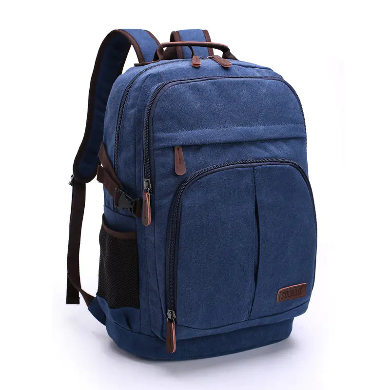 Large Capacity Canvas Backpack for Everyday Use