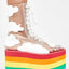 Rainbow Thick Bottom Fashion Boots