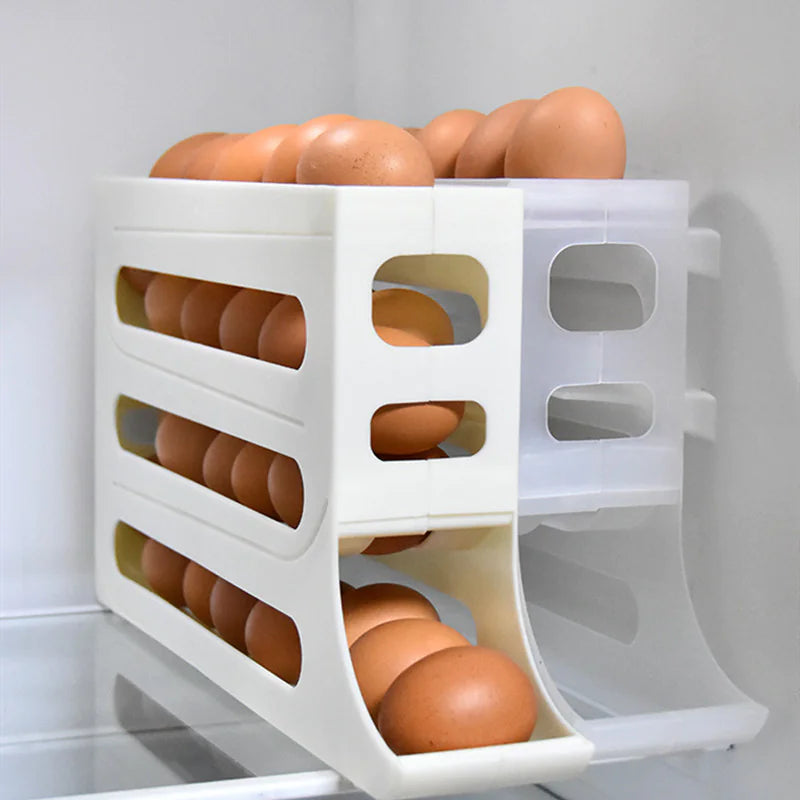 Plateau à œufs coulissant premium pour un rangement organisé