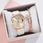Conjunto de Reloj y Pulsera con Números de Luna