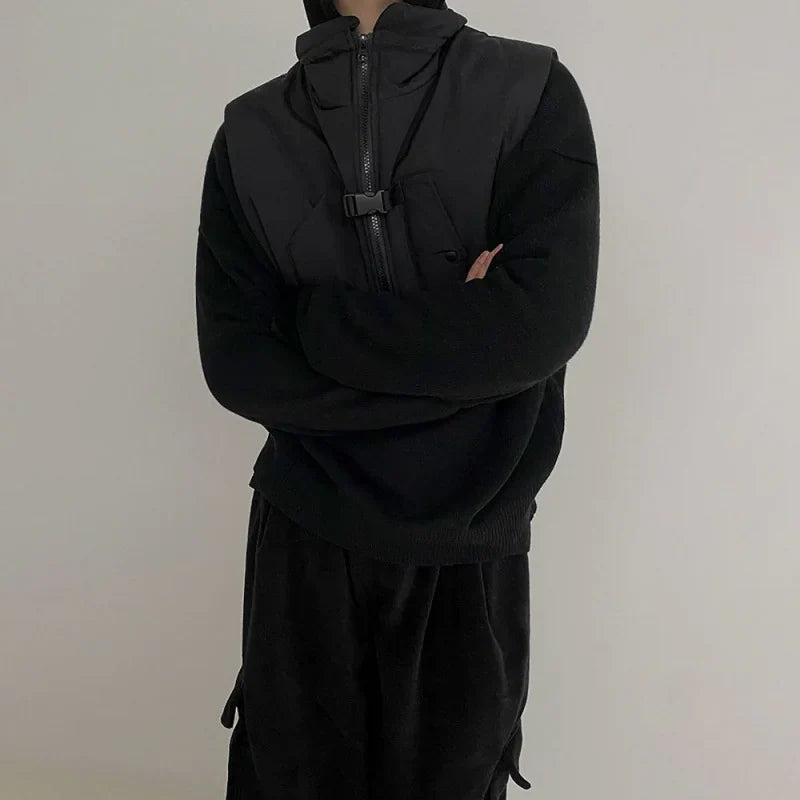 Veste sans manches décontractée de style coréen