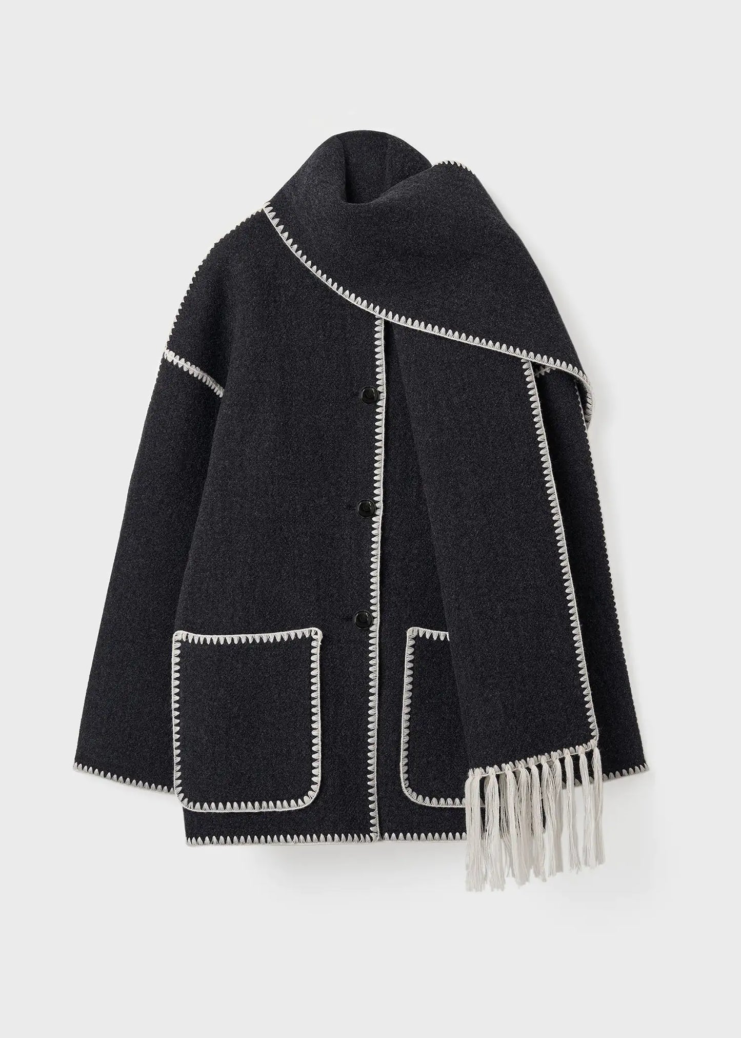 Dejavu Skarf Jacket - Stylish and Versatile Outerwear
