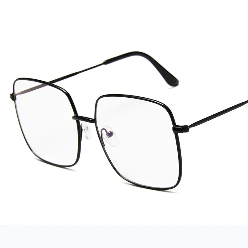 Lunettes de soleil carrées de luxe avec protection UV400