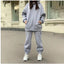 Conjunto de Sudadera de Felpa con Capucha Cómoda para Mujeres