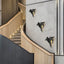 Applique murale en fer nordique en forme d'oiseau pour une décoration intérieure élégante
