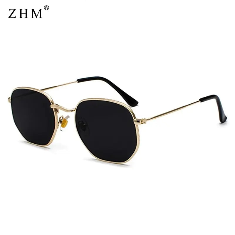Luxury Classic Square Metal Frame Sunglasses