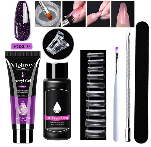 Premium Poly Nail Gel Set for Stunning Nail Art