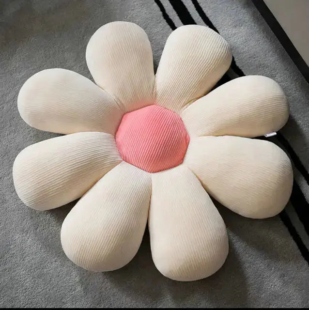 Cojín de Flor de Seis Pétalos