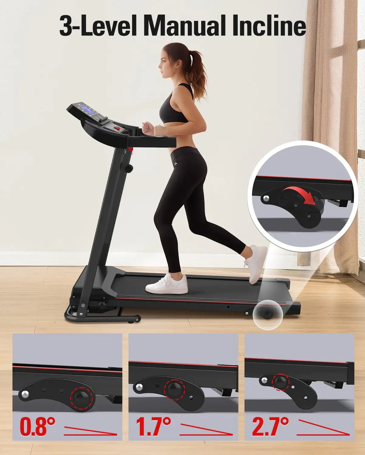 Caminadora Plegable Premium para Fitness en Casa