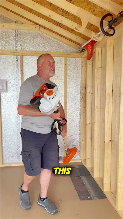 Ceiling-Mounted Weed Trimmer Organizer Rack - Korvel