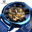 Men's Luxury Mechanical Watch with Leather Band