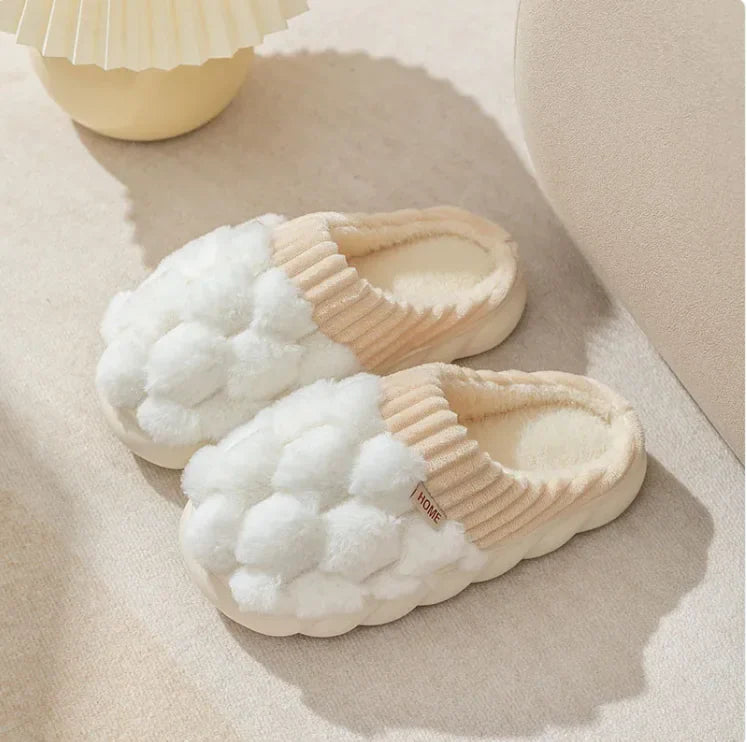 Zapatillas de Invierno de Algodón Acogedor para Mujeres