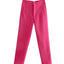 Pantalons Droits Chic pour Femme de Bureau