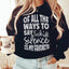 De todas las formas de decir Tee