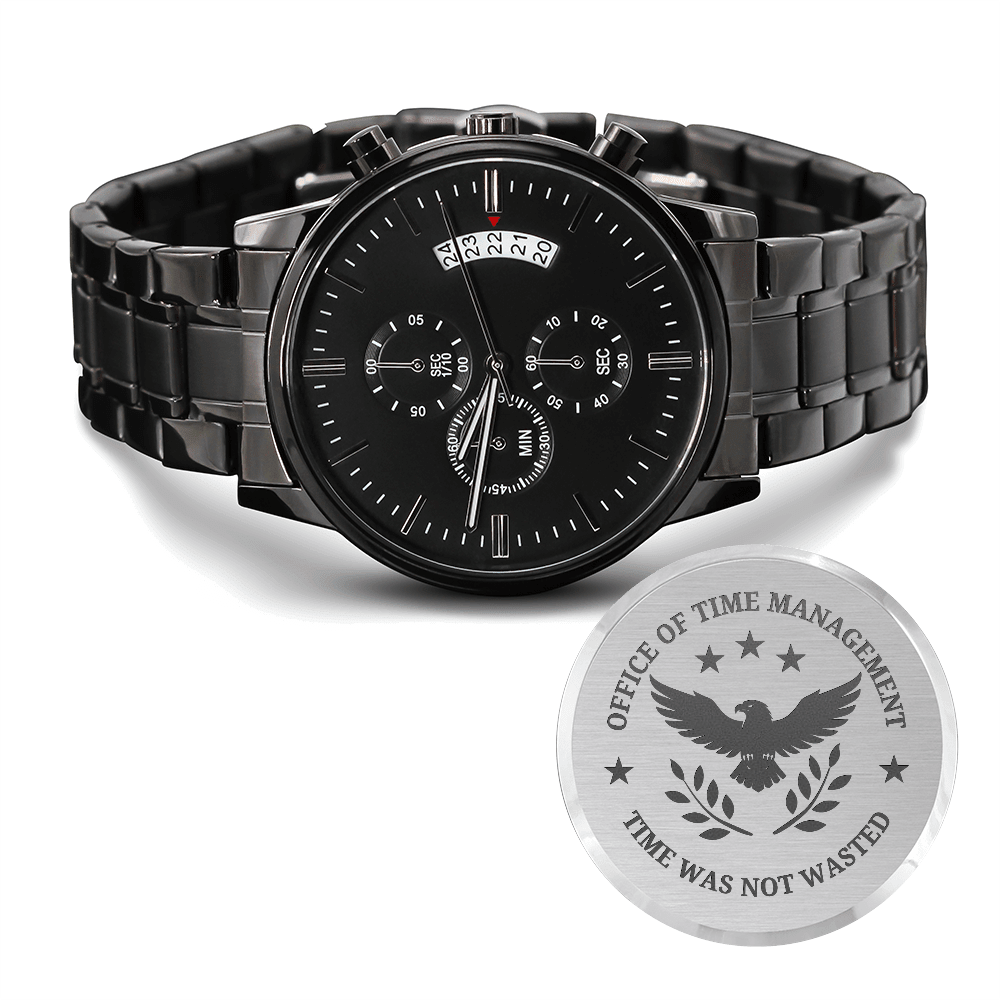 Office of Time Management Chronograph Watch