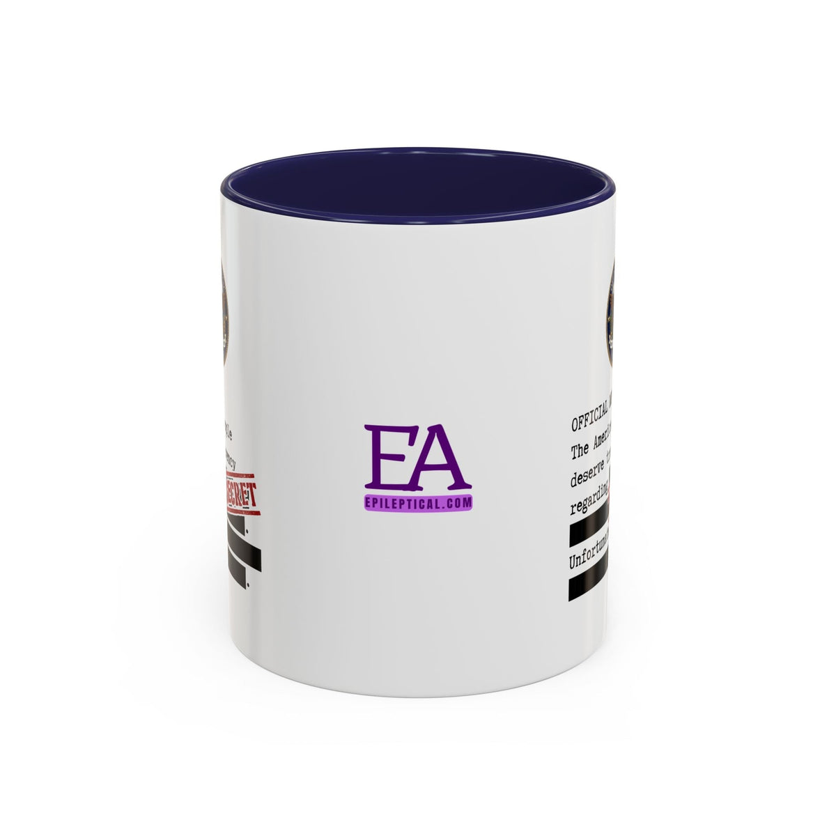 Tasse à café Top Secret - Satire politique