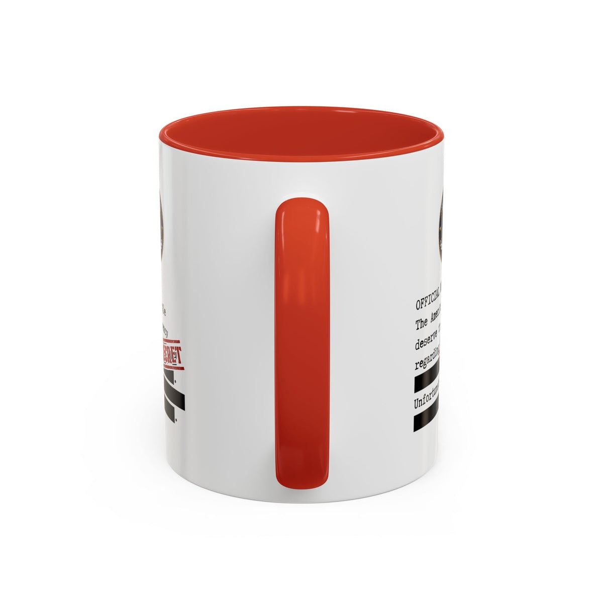 Tasse à café Top Secret - Satire politique
