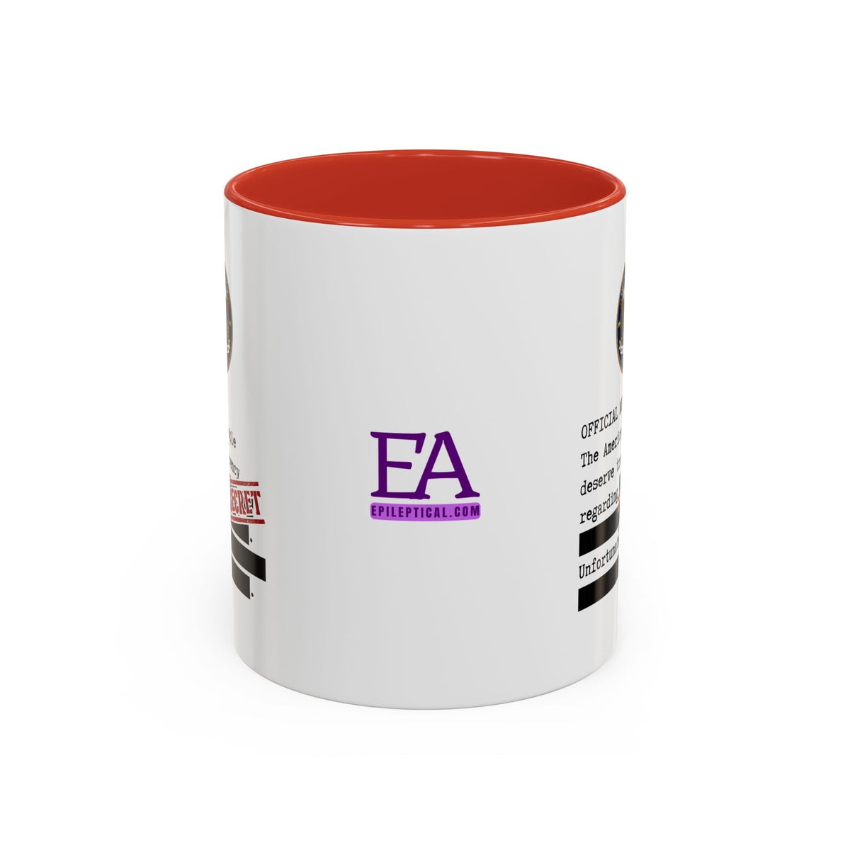 Tasse à café Top Secret - Satire politique