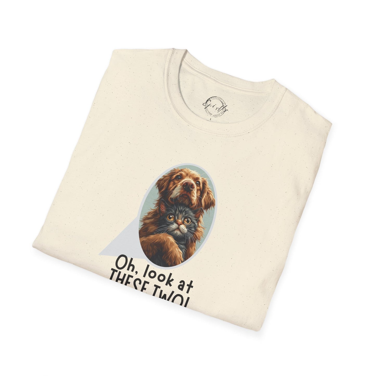 Oh Mira Esta Camiseta de Dos - Camiseta Unisex Softstyle