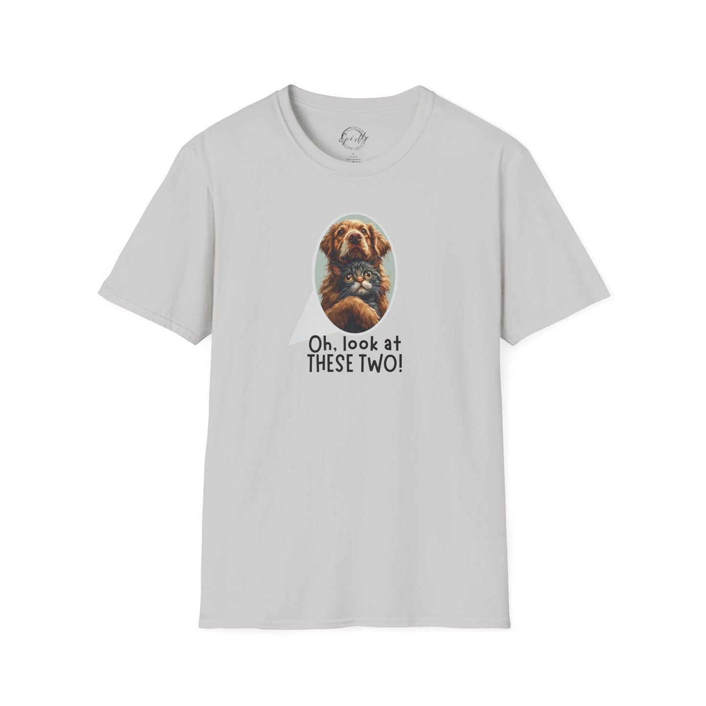 Oh Mira Esta Camiseta de Dos - Camiseta Unisex Softstyle