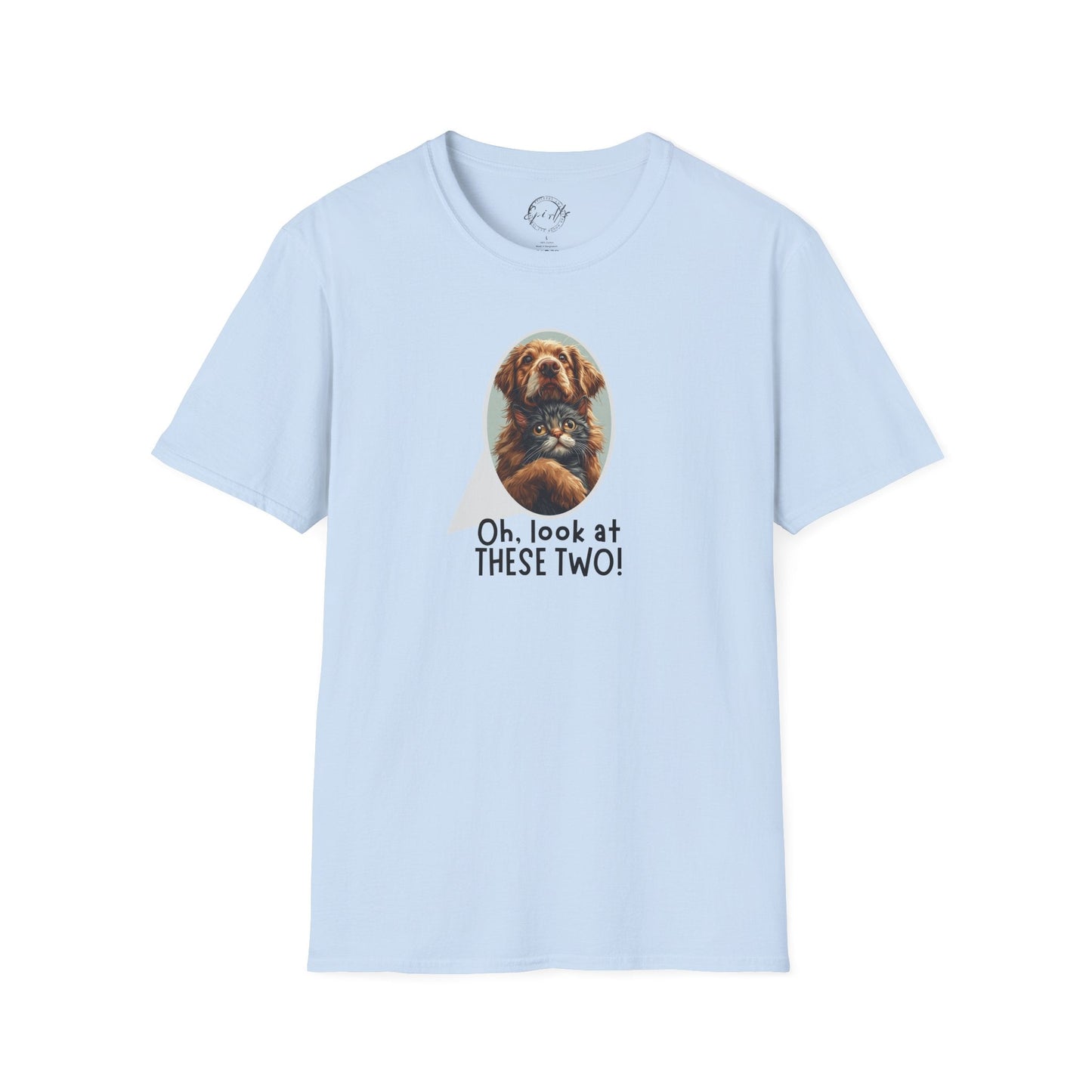 Oh Mira Esta Camiseta de Dos - Camiseta Unisex Softstyle