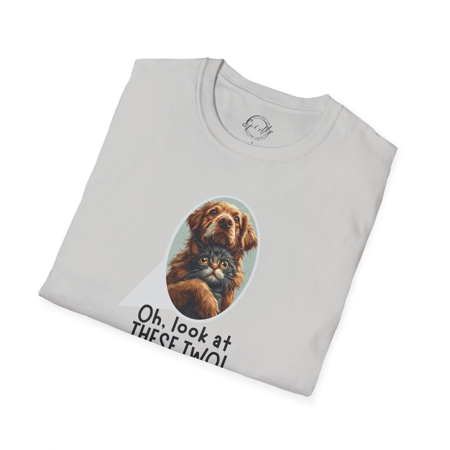 Oh Mira Esta Camiseta de Dos - Camiseta Unisex Softstyle