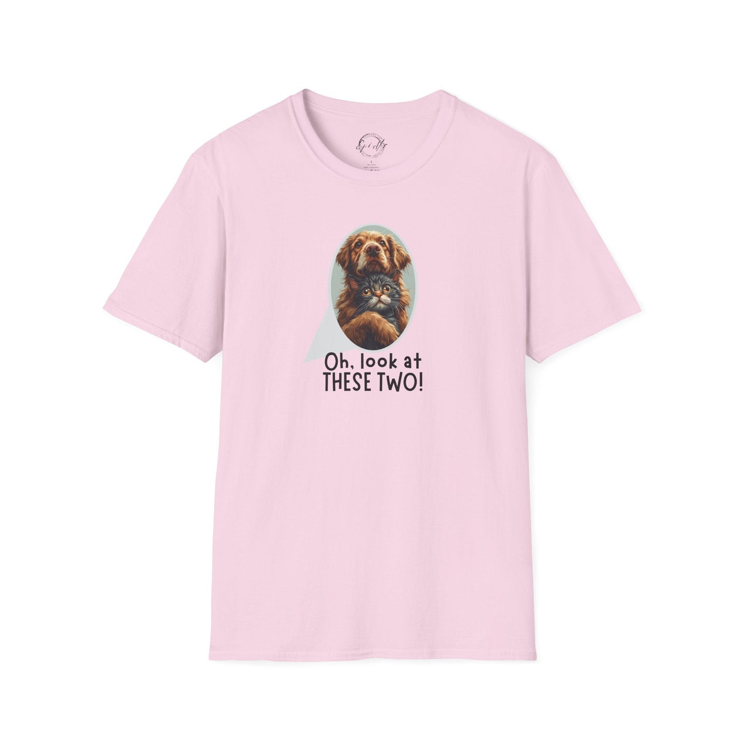Oh Mira Esta Camiseta de Dos - Camiseta Unisex Softstyle