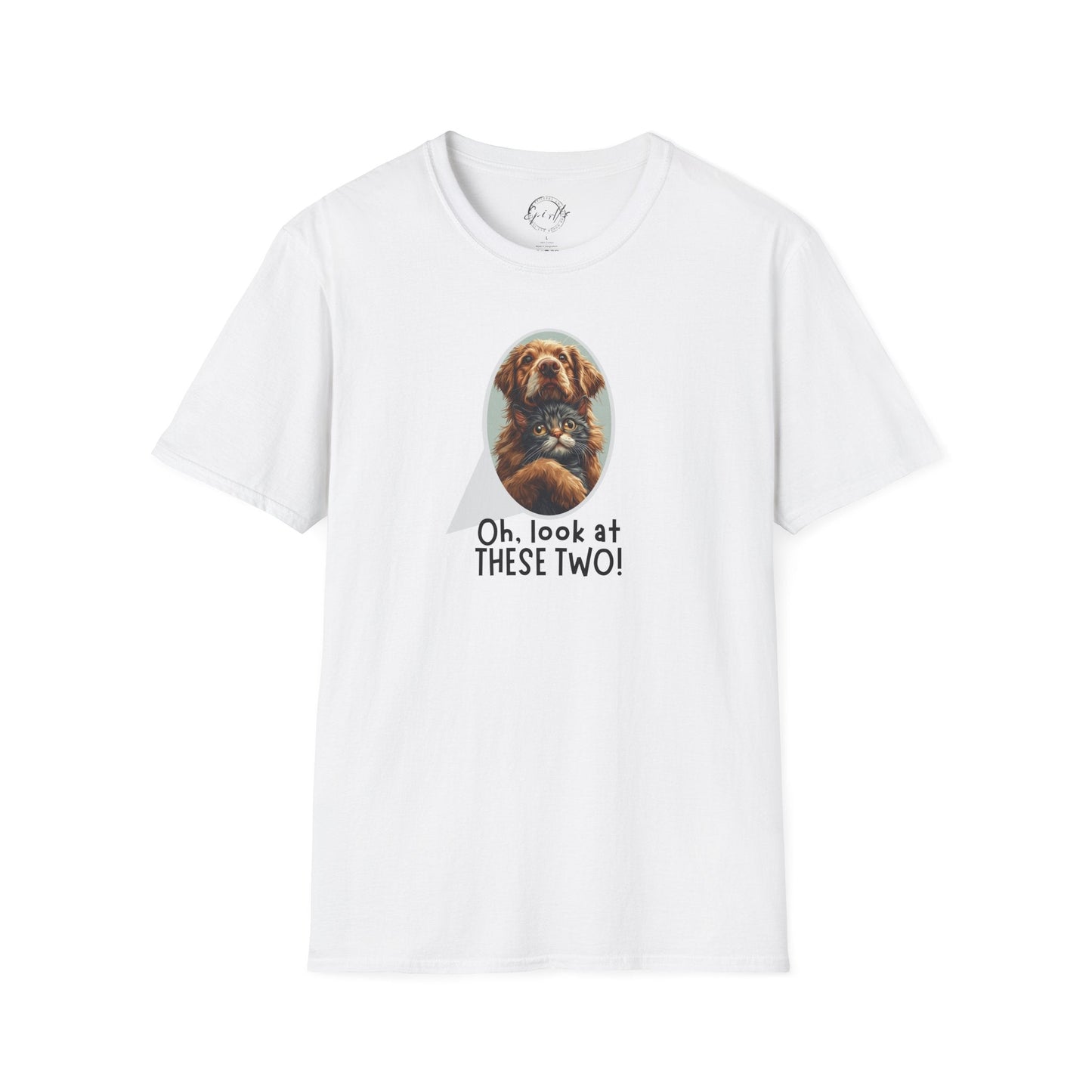 Oh Mira Esta Camiseta de Dos - Camiseta Unisex Softstyle