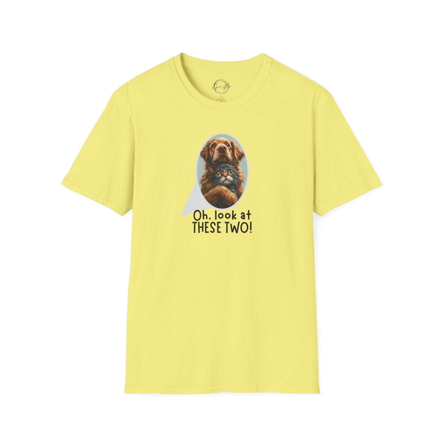 Oh Mira Esta Camiseta de Dos - Camiseta Unisex Softstyle
