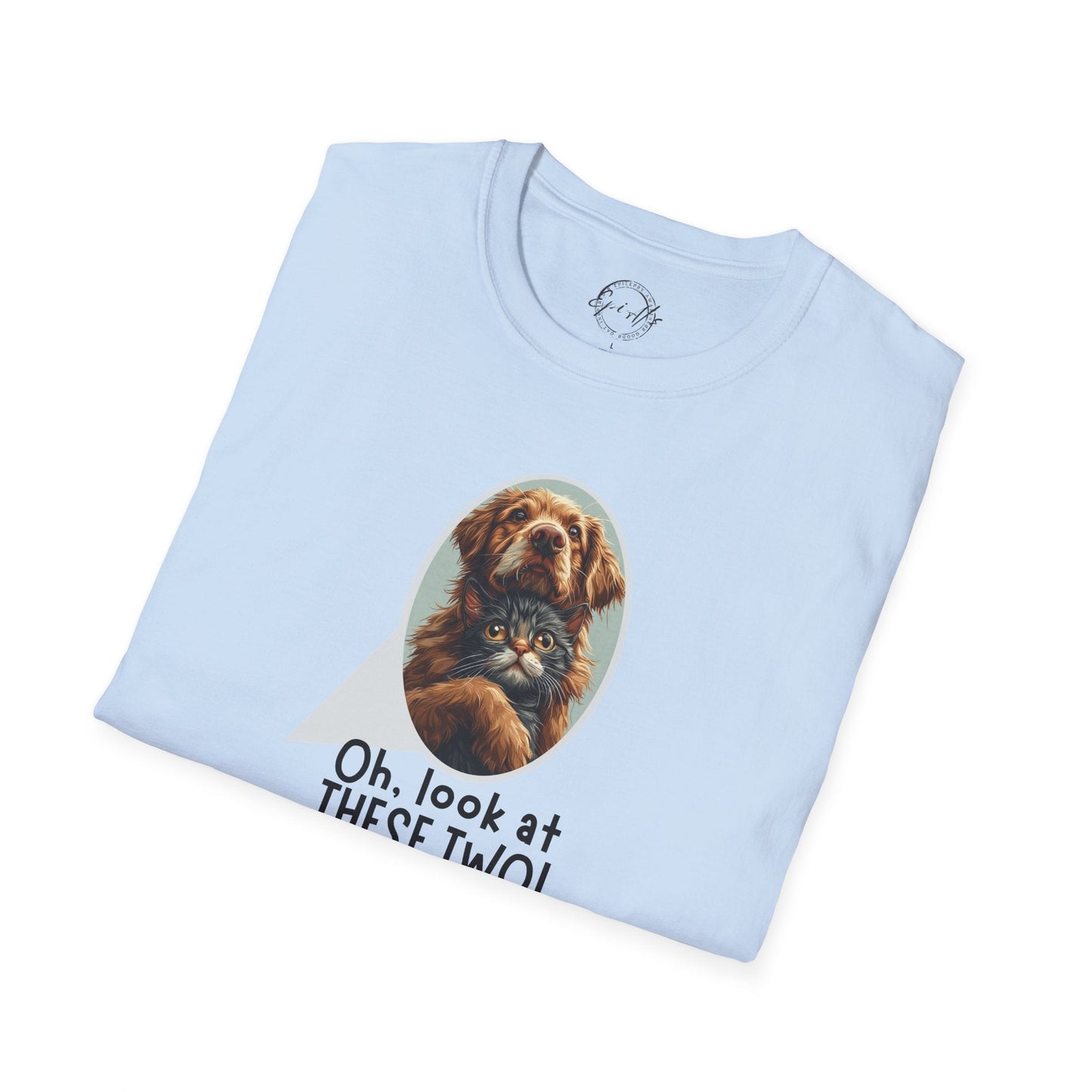 Oh Mira Esta Camiseta de Dos - Camiseta Unisex Softstyle