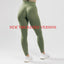 Leggings taille haute à fronces pour femmes