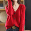 Korean V-Neck Button-Up Cardigan for Women