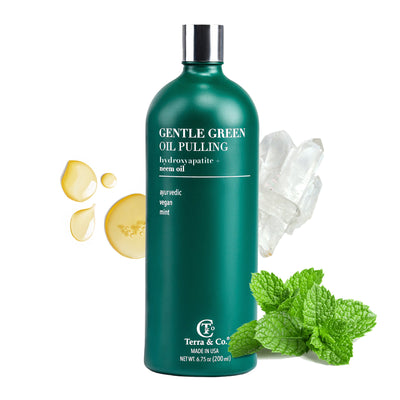 Gentle Green Oil Pulling Mouthwash – Enamel Support & Gum Health - Korvel