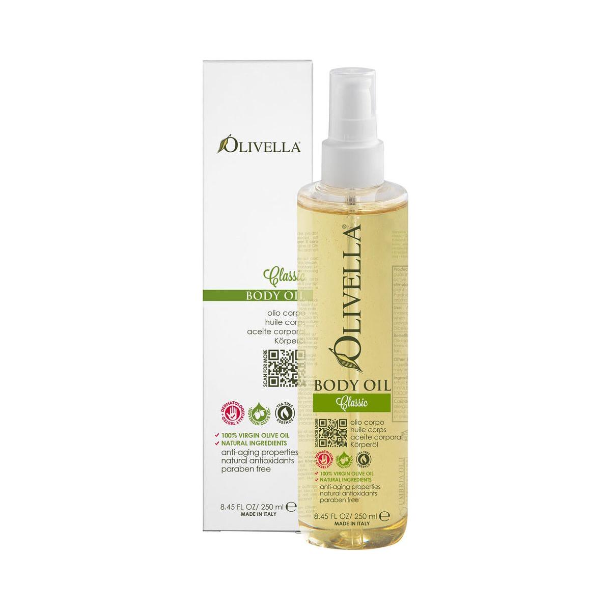 Olivella Classic Aceite Corporal de Oliva 100% Natural - 8.45 oz