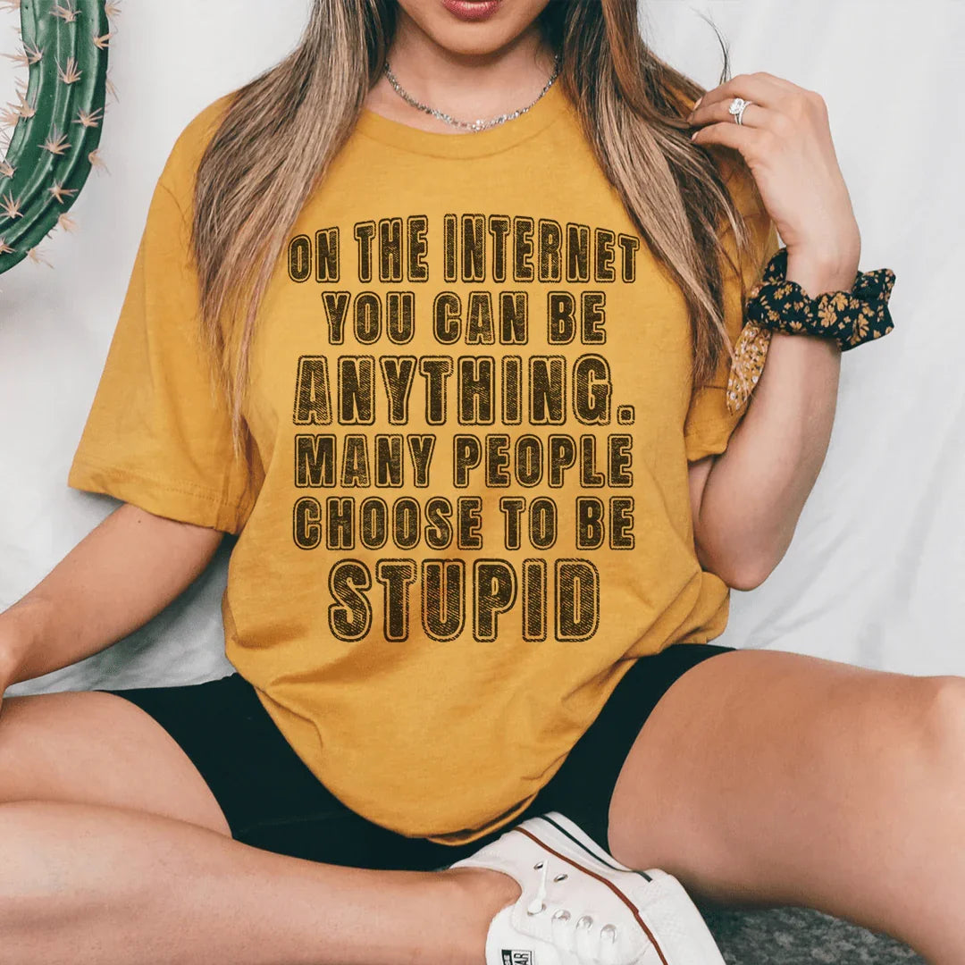 En Internet puedes ser cualquier cosa Tee