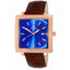 Reloj Cuádruple para Hombre Oniss - Esfera Azul con Correa de Cuero