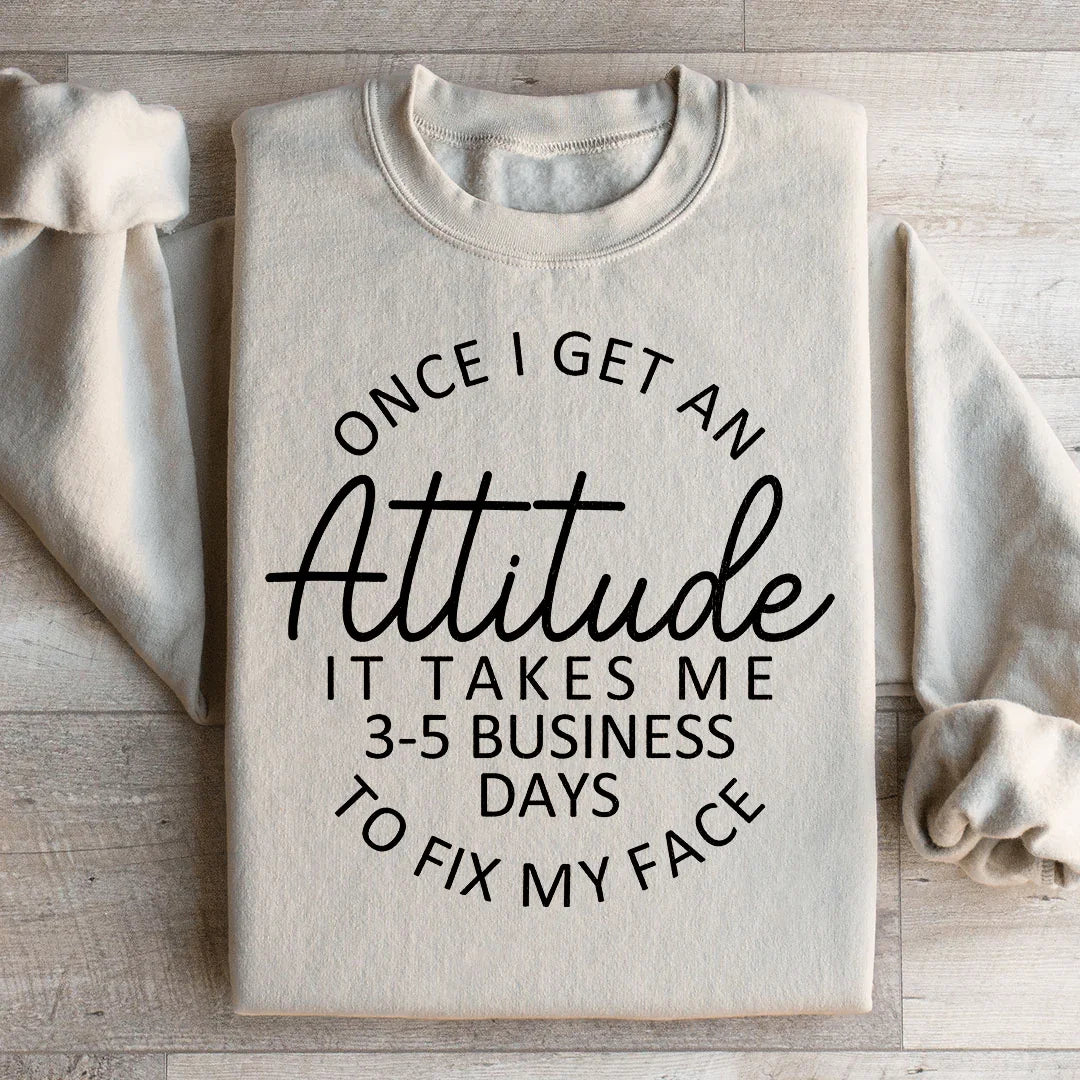 Sassy Attitude Sweatshirt for Effortless Style