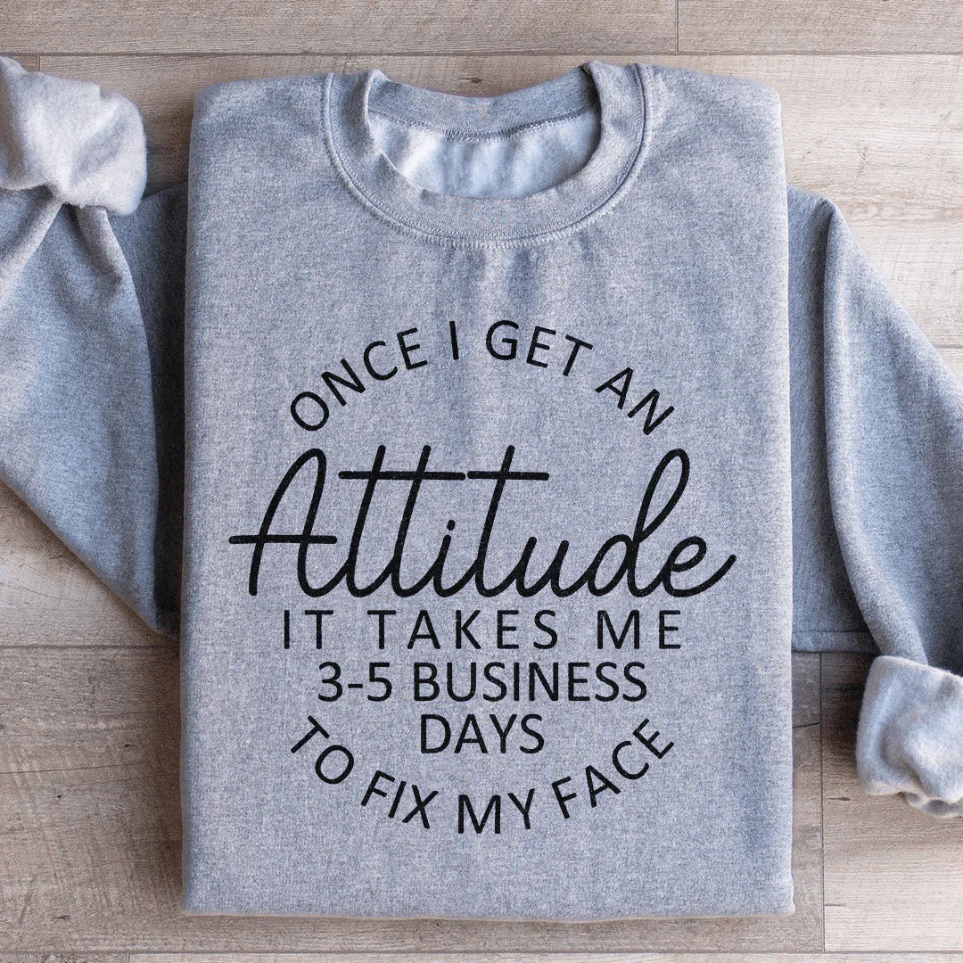 Sassy Attitude Sweatshirt for Effortless Style