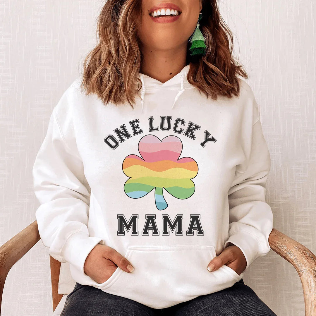 One Lucky Mama Cozy Hoodie