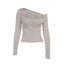 One shoulder long sleeved top as a base for women's clothing - Korvel