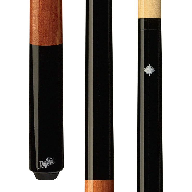 Elegant Midnight Black Dufferin Billiard Cue Stick - Korvel