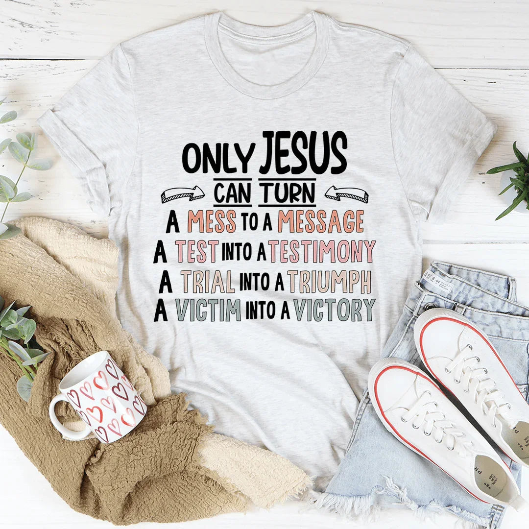 Only Jesus Can Tee - Premium Cotton T-Shirt - Korvel