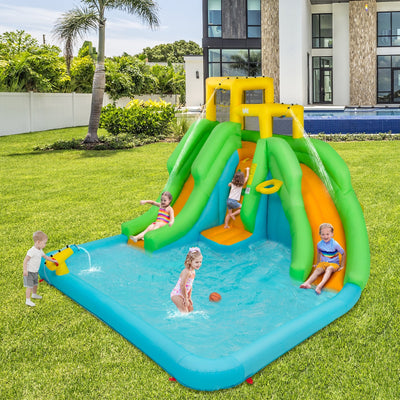 Kids Inflatable Water Park Bounce House with Blower
