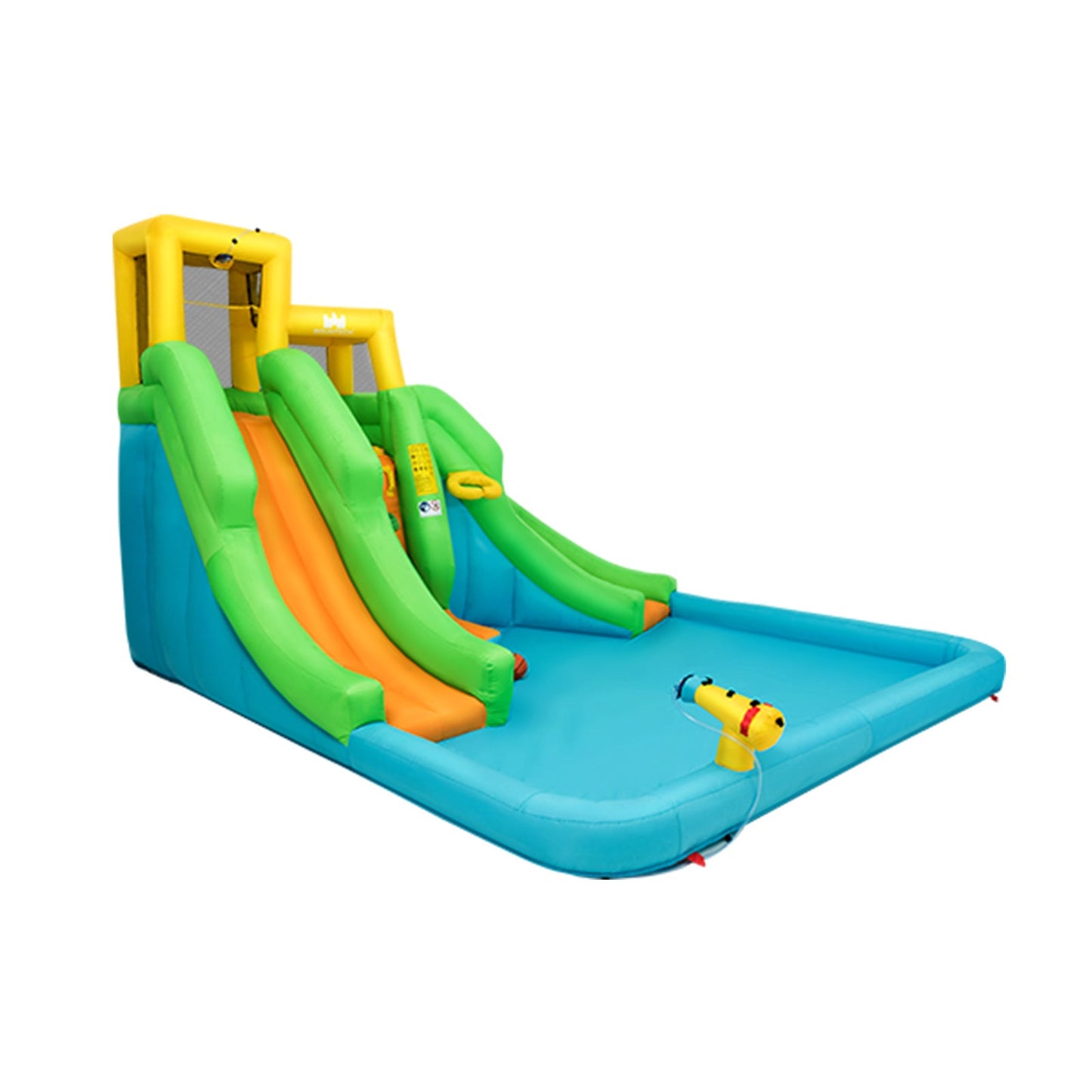 Castillo Inflable de Agua con Muro de Escalada