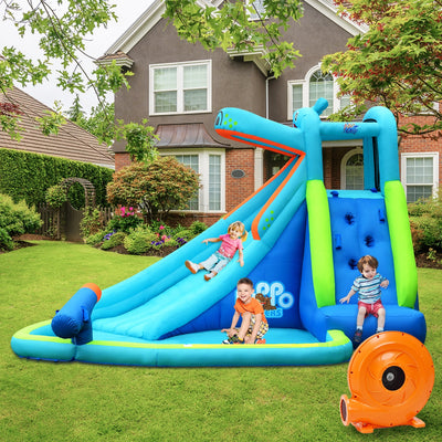 Castillo Inflable de Agua Hipopótamo con Soplador
